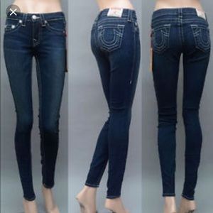 True Religion “High Rise Legging” Jeans